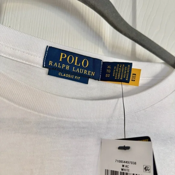 🐻 Polo Bear Ralph Lauren Denim Jacket Graphic T-Shirt Tee XL Extra Large - Picture 14 of 16